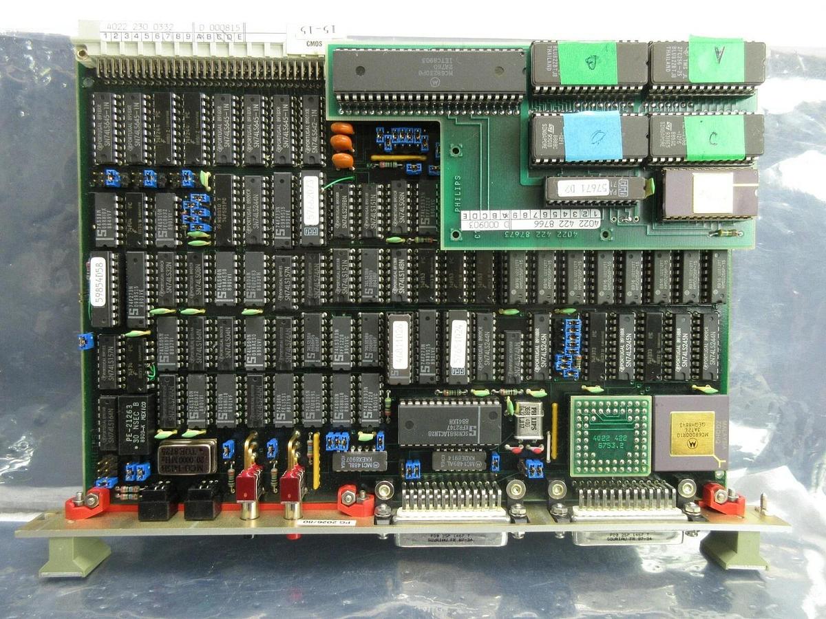 Used Philips PG2026 CPU PCB Card ASML 4022.230.0332 PAS 5000/2500 Wafer Stepper Used