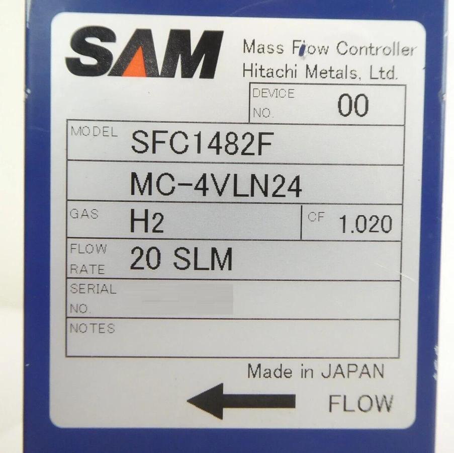 Used Hitachi Metals SAM MFC Mass Flow Controller Reseller Lot of 11 Working Spare