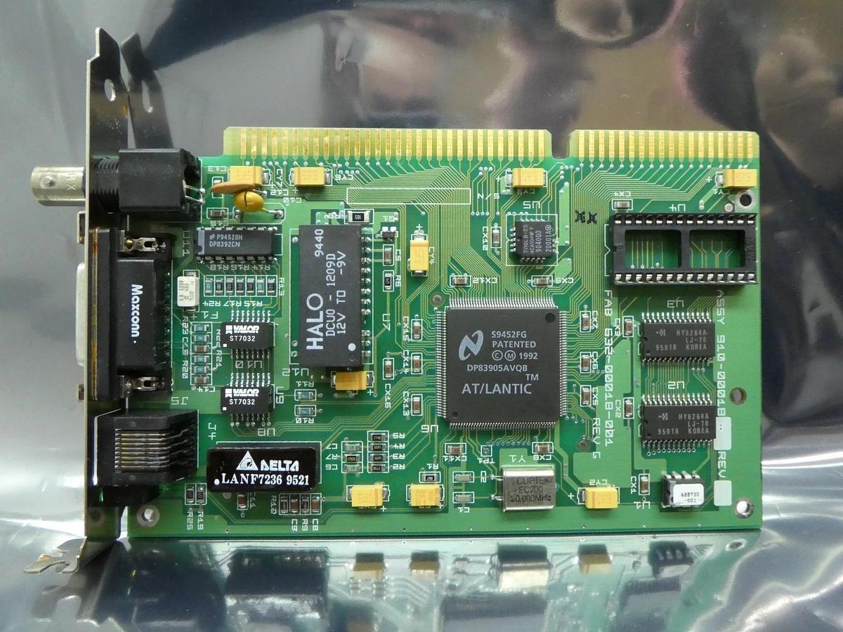 Used Eagle Microdyne 910-00018-001E NE2000plus3 PCB Card Used Working