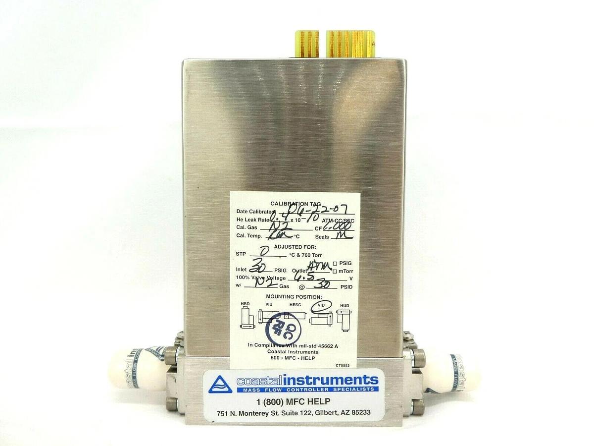 Refurbished UNIT Instruments UFC-1660 Mass Flow Controller MFC 750 SCCM HCl 1660 Refurbished