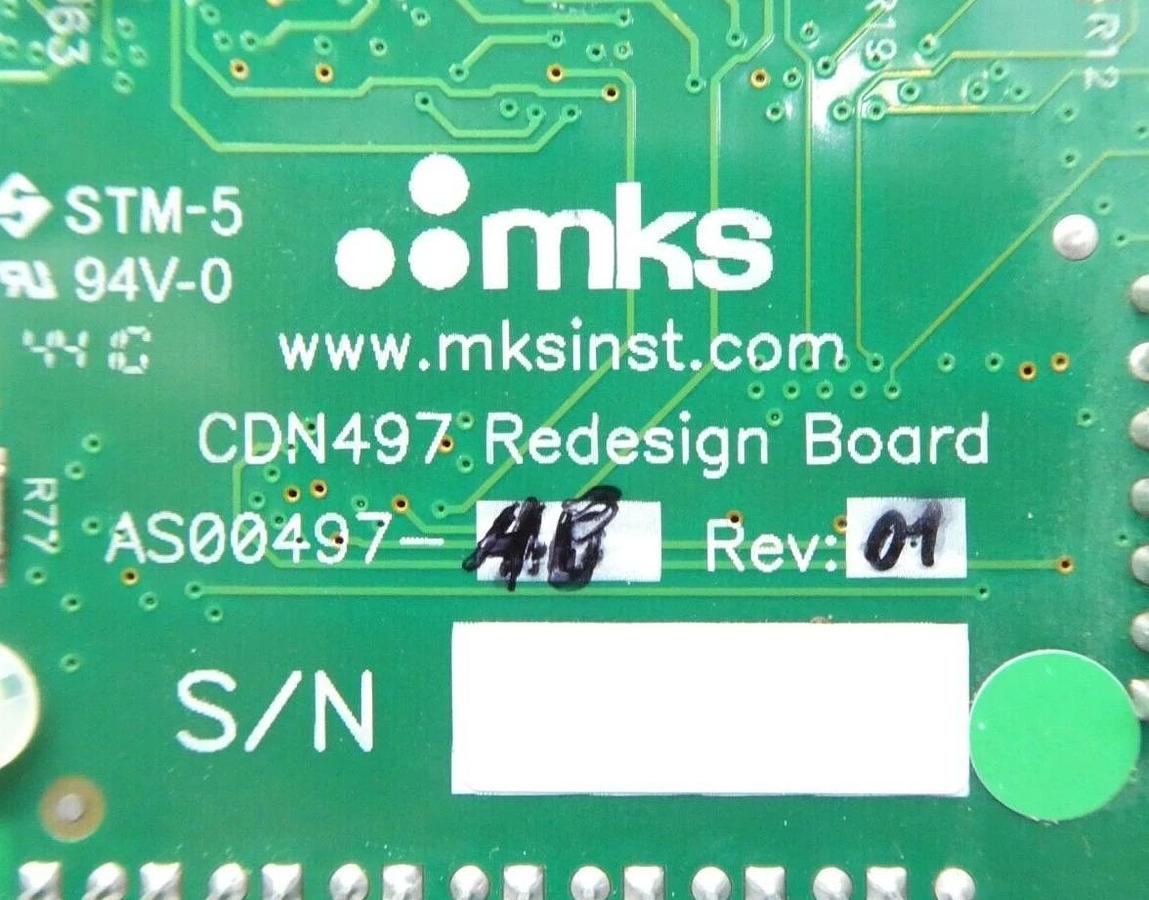 Used MKS Instruments AS01500-71 Interlock Module PCB Card CDN500R-71 AMAT 0190-38266