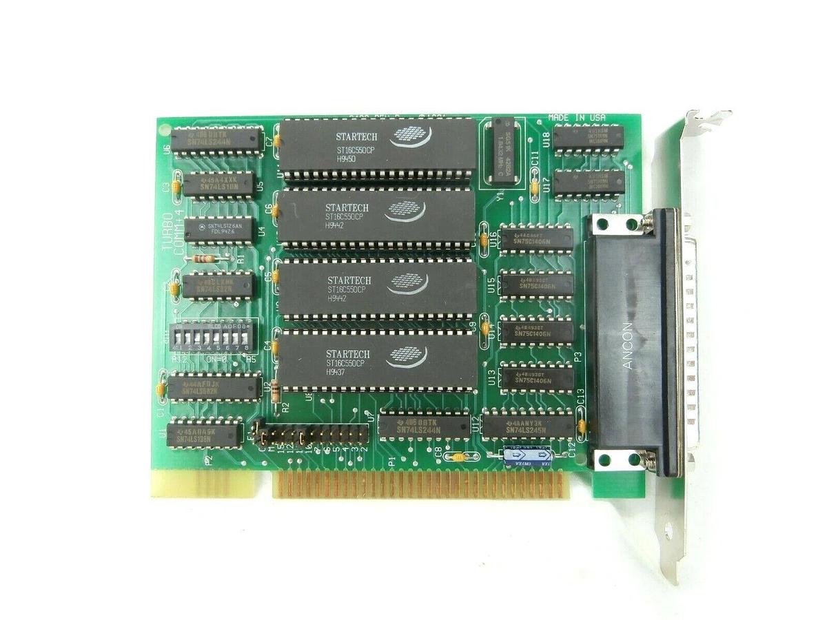 Used Plasma-Therm 3400 TURBO COMM+4 Board PCB Card Clusterlock 7000 Working Spare
