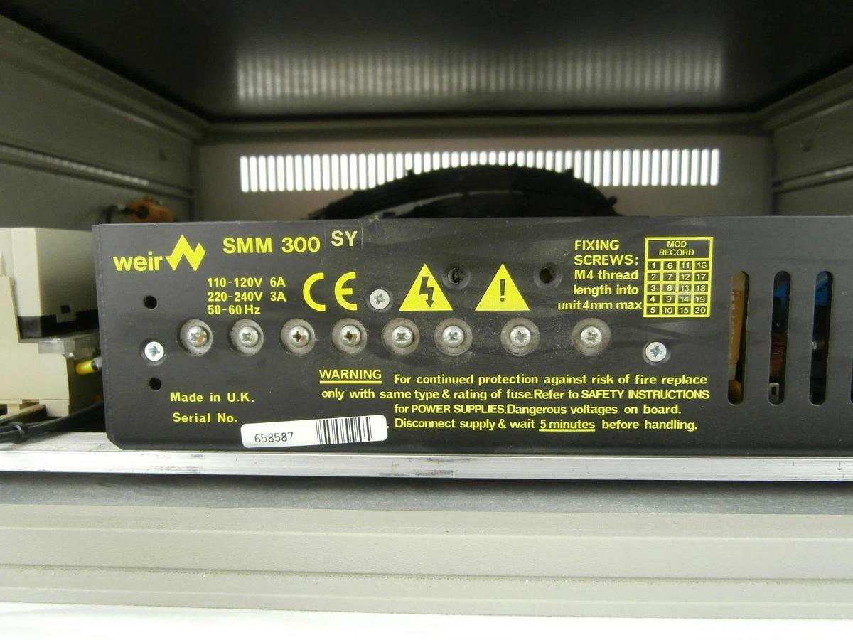 Used Nordiko D00021 Platform Low Tension DC Power Supply 9550 PVD Sputtering Surplus