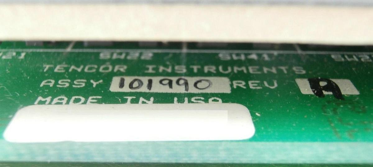 Used Tencor Instruments Keypad and Track Ball Panel Assembly Surfscan 7000 Working
