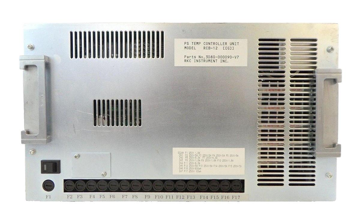 Used RKC Instrument RCB-12 PS TEMP Controller TEL Tokyo Electron 3D80-000090-V7 Spare