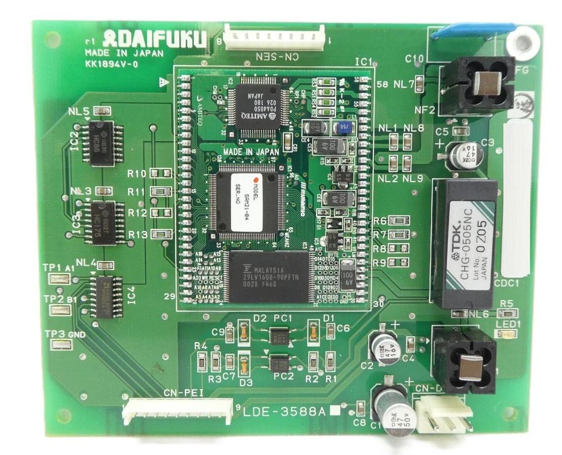 Used Daifuku LDE-3588A Automation Processor PCB SAM21-B4 Reseller Lot of 2 Working