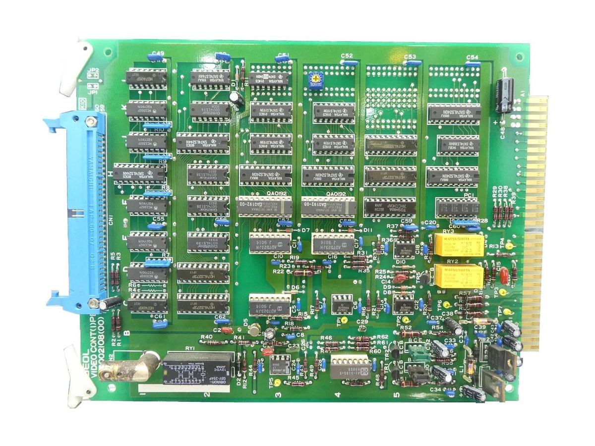 Used JEOL AP002108(00) Video Control PCB Card VIDEO CONT(1)PB JSM-6400F SEM Working