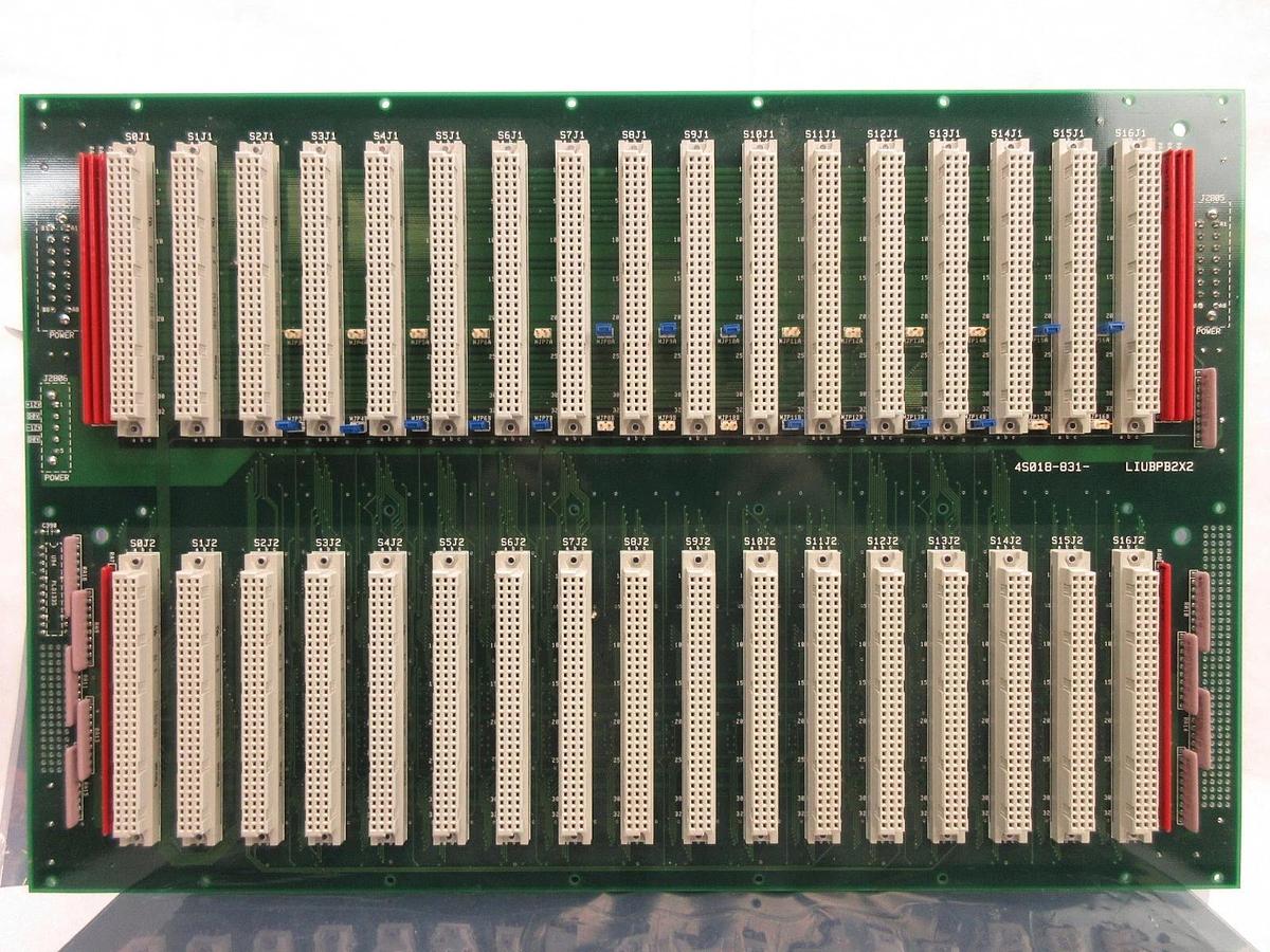 Used Nikon Precision 4S018-831 Backplane Interface Board PCB LIUBPB2X2 NSR Working