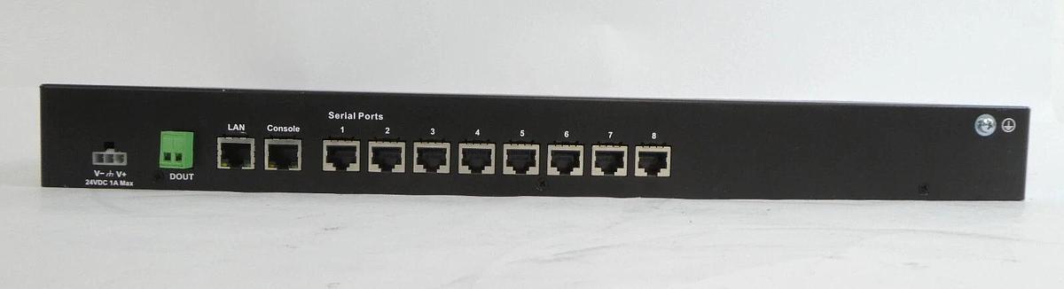 Used Moxa NPort 6650-8 16-Port Terminal Server AMAT 0190-33980 Working Surplus