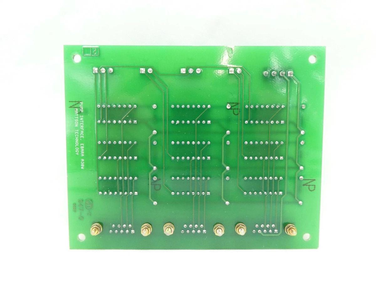 Mattson Technology 255-02187-00 Pump Interface PCB Ebara A30W Rev. A New Surplus