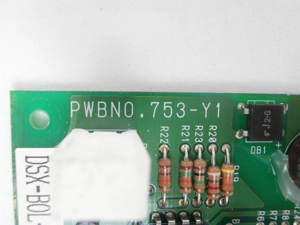 Used RKC Instrument DSX-BOL-11-33A Temperature Controller PCB DSX-BOL 753-Y1 Working