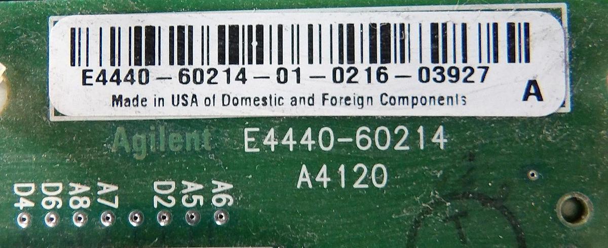 Used Agilent Technologies E4406-60060 CPU Motherboard PCB Card E4440A Surplus