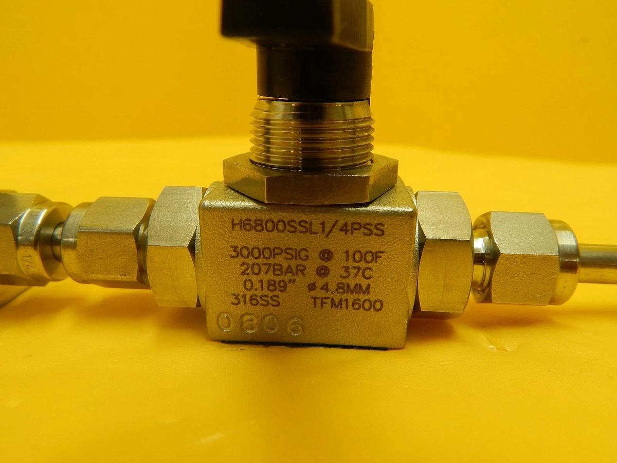 Edwards U20000883 Helium Stick Swagelok SS-4BMG H6800SSL1/4PSS New Surplus