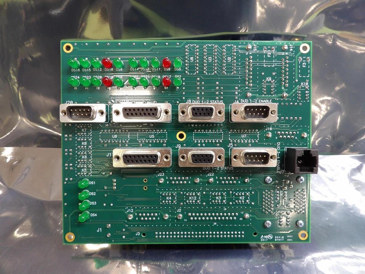 Used Lam Research 03-380345-00 Clamshell Main Interface PCB 853-209196-802 Working