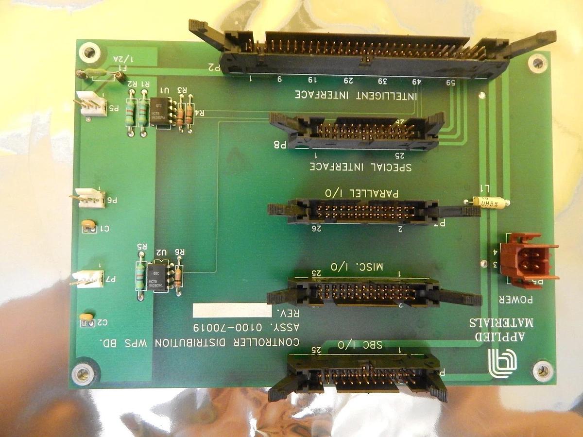 Used AMAT Applied Materials 0100-70019 Controller Distribution WPS PCB P5000 Used