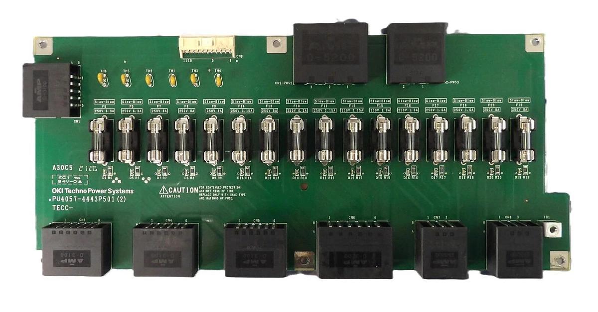 Used OKI Techno Power Systems PU4057-4443P501 Power Supply PCB Working Surplus