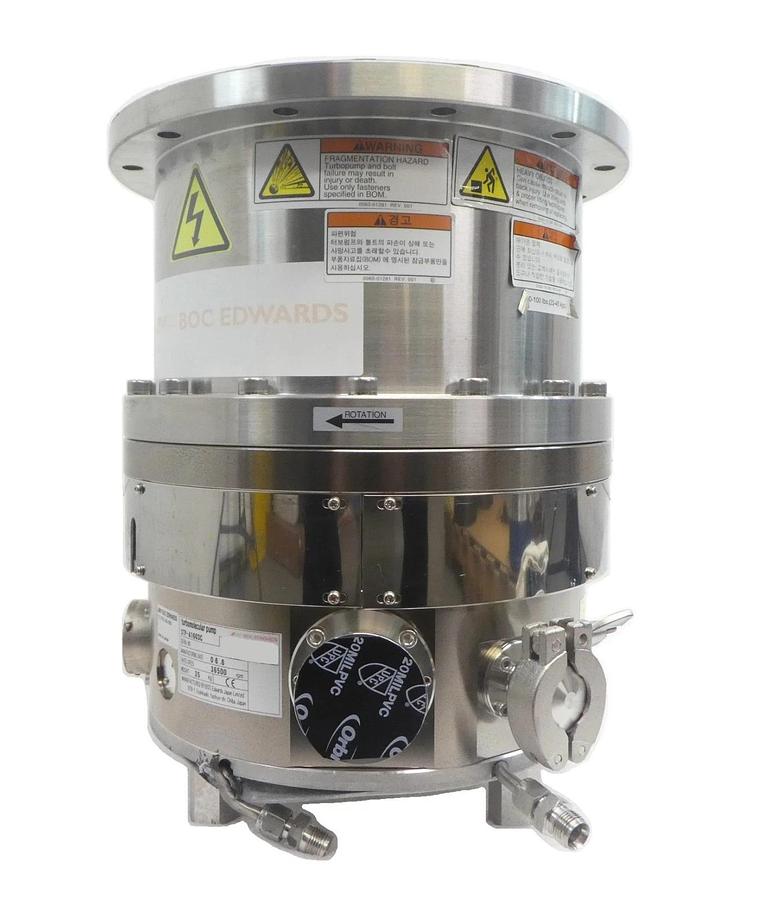 Used STP-A1603C Edwards B751-00-050 Turbomolecular Pump STP High Hours Tested Working