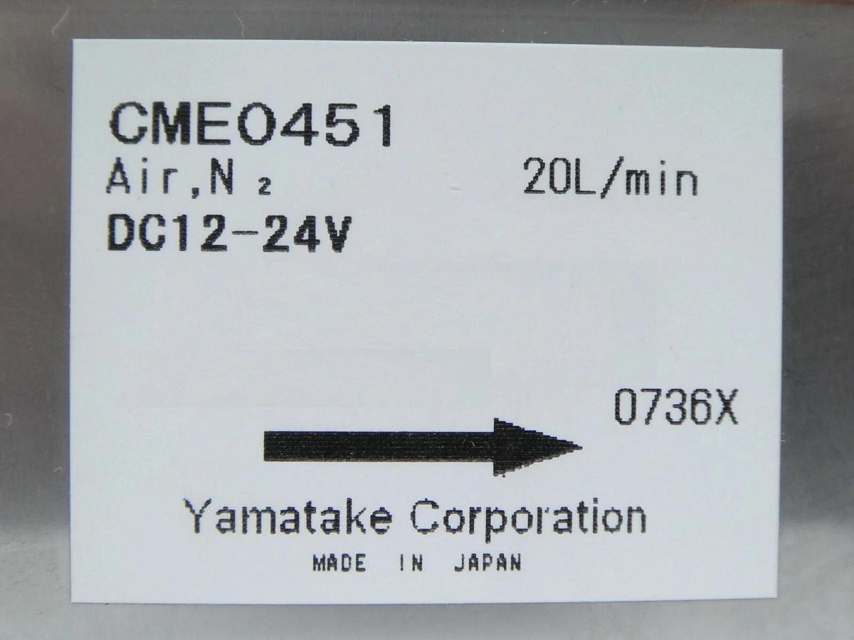 Used Yamatake CME0451 Pneumatic Valve N2 Air 20L/min TEL Tokyo Electron Lithius Spare