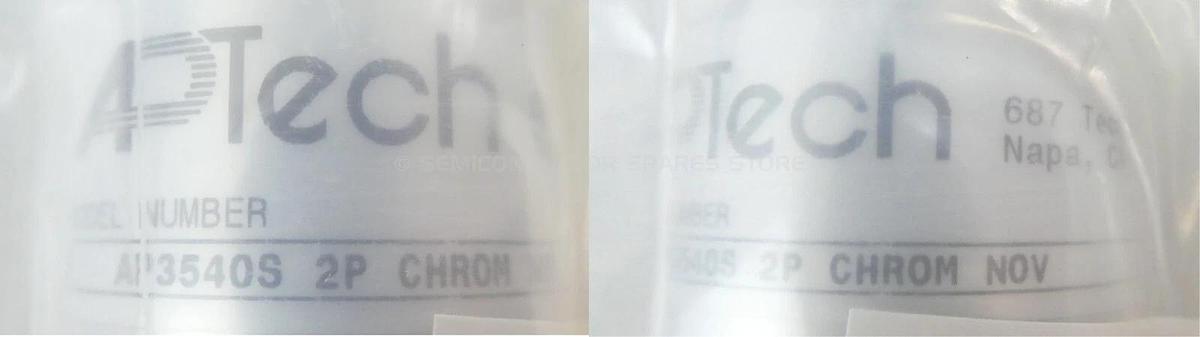 Aptech AP3540S 2P CHROM NOV High Purity Valve Novellus 22-00552-00 Lot of 2 New