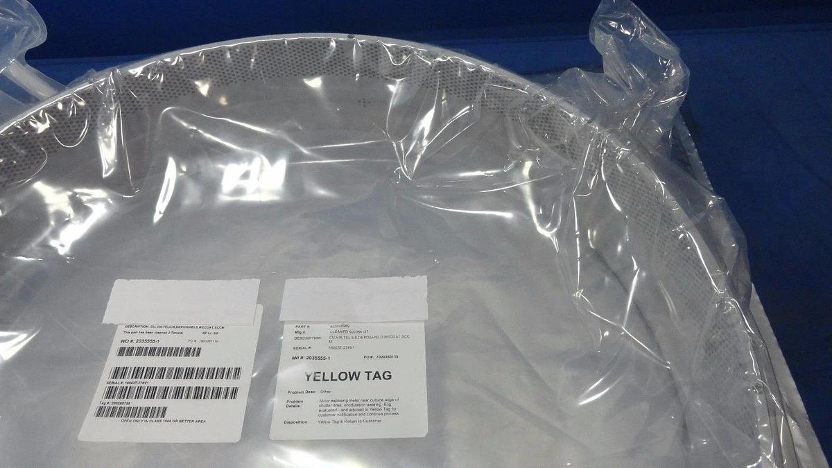 Used TEL Tokyo Electron D3.0 P35.6 W-LB N Shield Depo Some Wear Cleaned Used