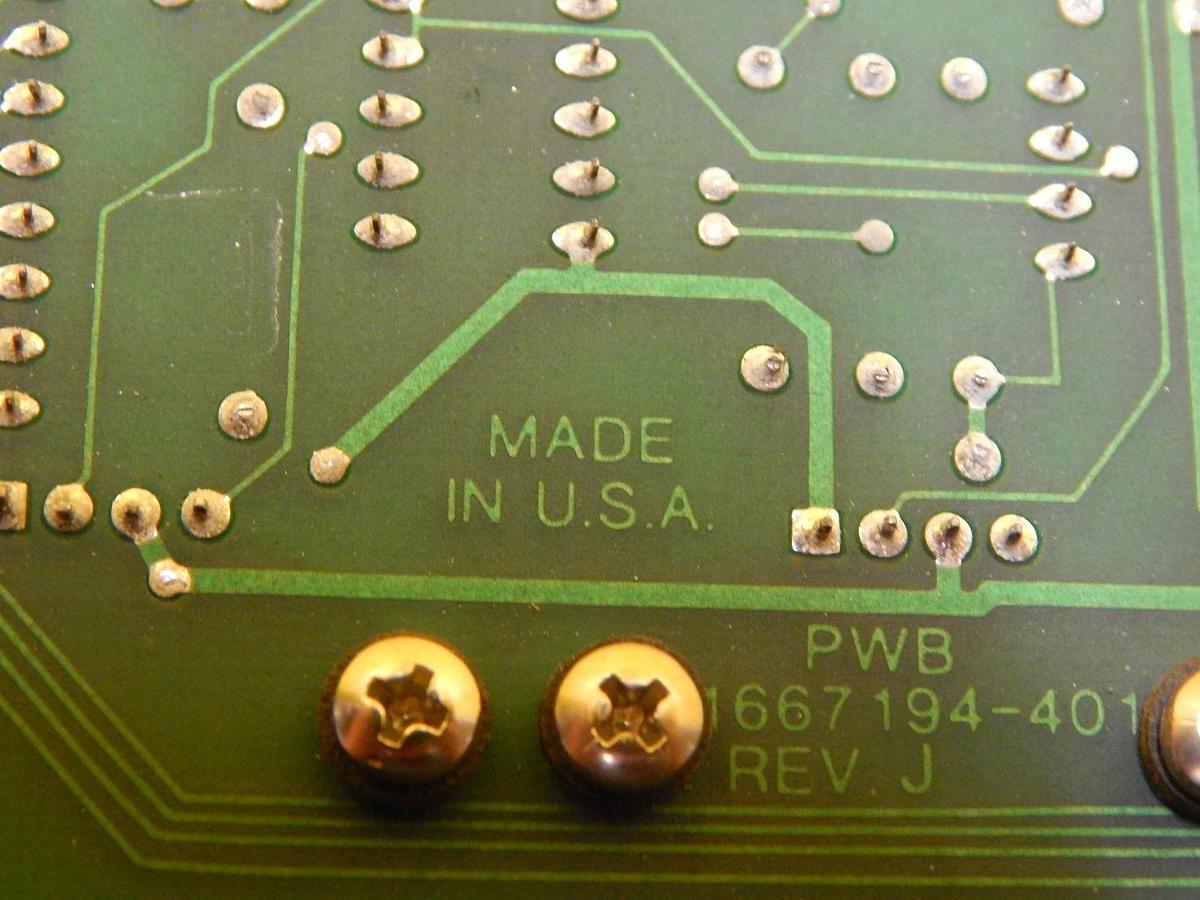 Used Delta Design 1667195-501 Quad Pressure Sensor Board PCB 1667195-501 Used Working