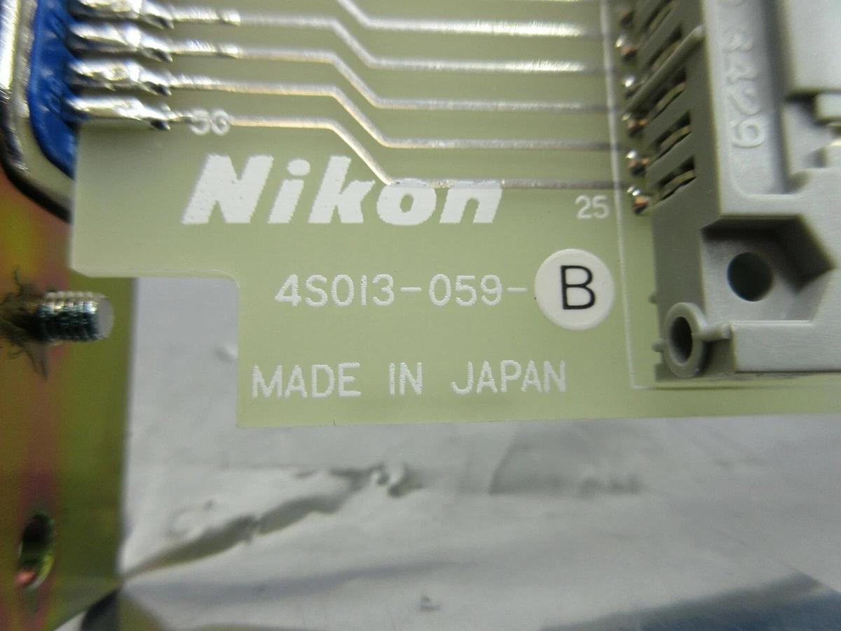 Used Nikon 4S013-059-B Interface Board PCB NSR-1755G7A Step-and-Repeat G-Line Used