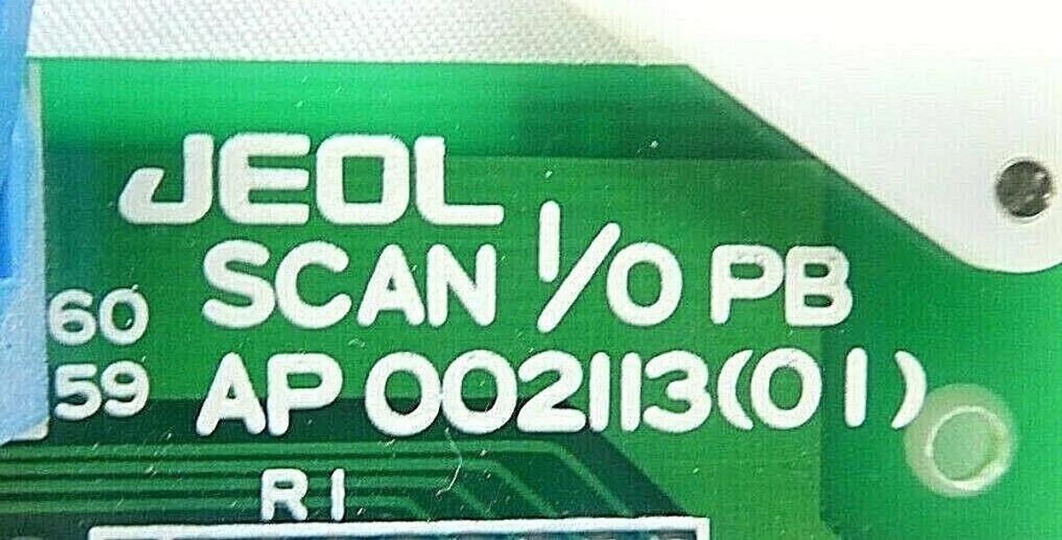 Used JEOL AP002113(01) Processor Board PCB Card SCAN I/O PB JSM-6400F Working Surplus