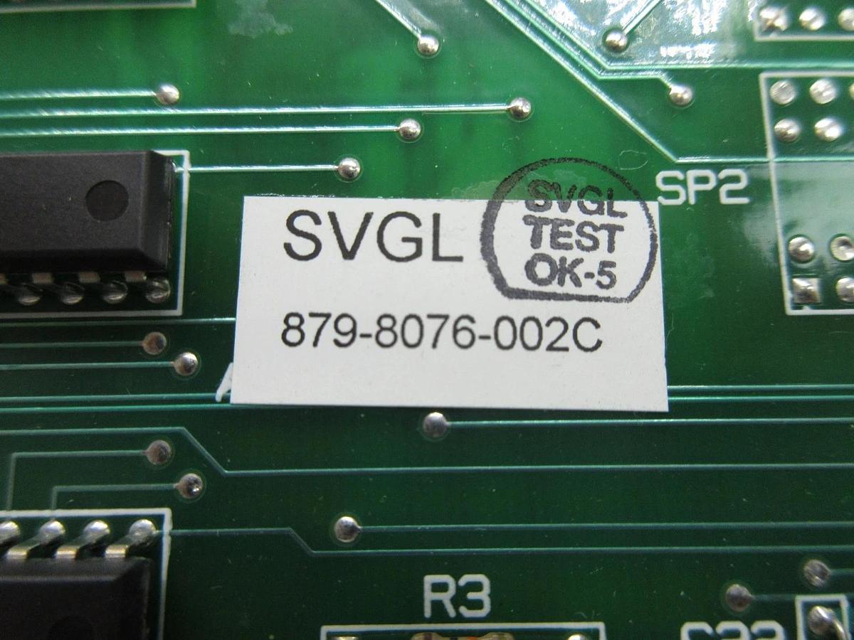 Used SVG Silicon Valley Group 879-8076-002 Processor Board PCB Card Rev. C 90S Used