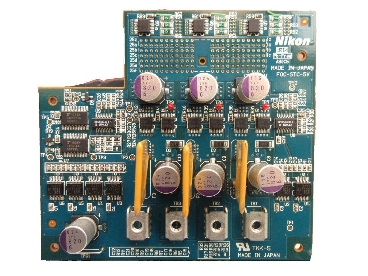 Used Nikon Precision FOC-STC-5V Processor Board PCB NSR Series System Working