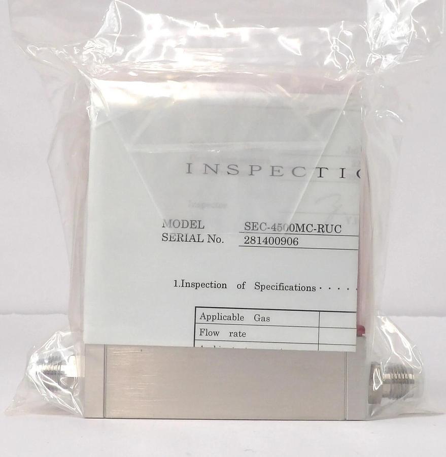Used STEC SEC-4500M Mass Flow Controller MFC 20 SLM HCI Lot of 2 New Surplus