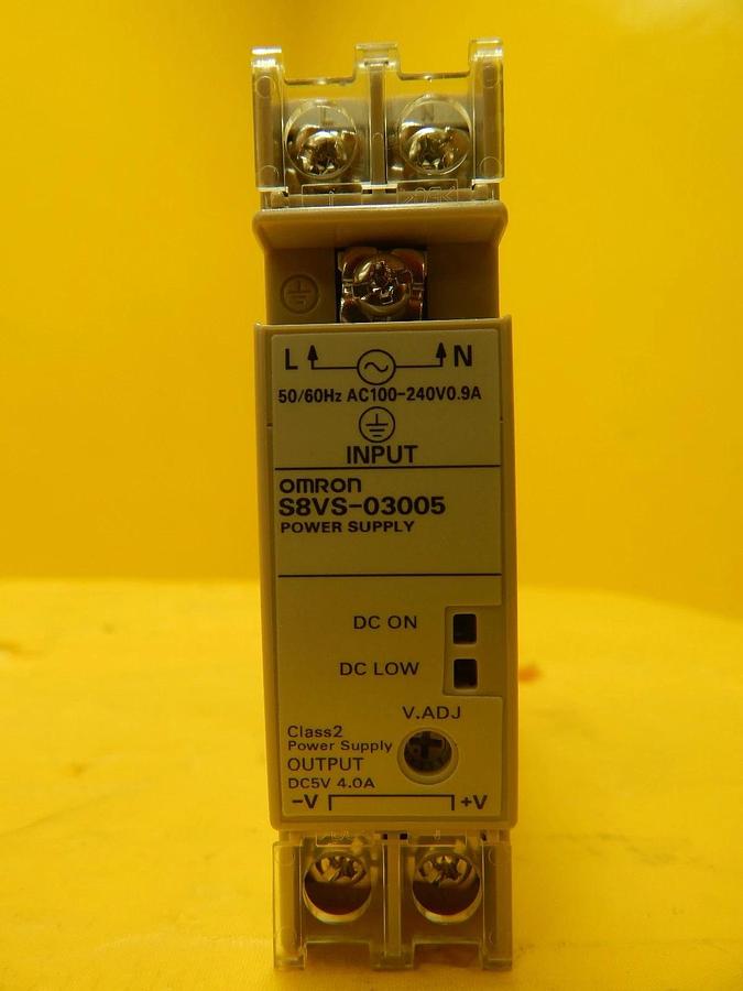 Used Omron S8VS-03005 DIN Rail Power Supply Reseller Lot of 4 Used Working