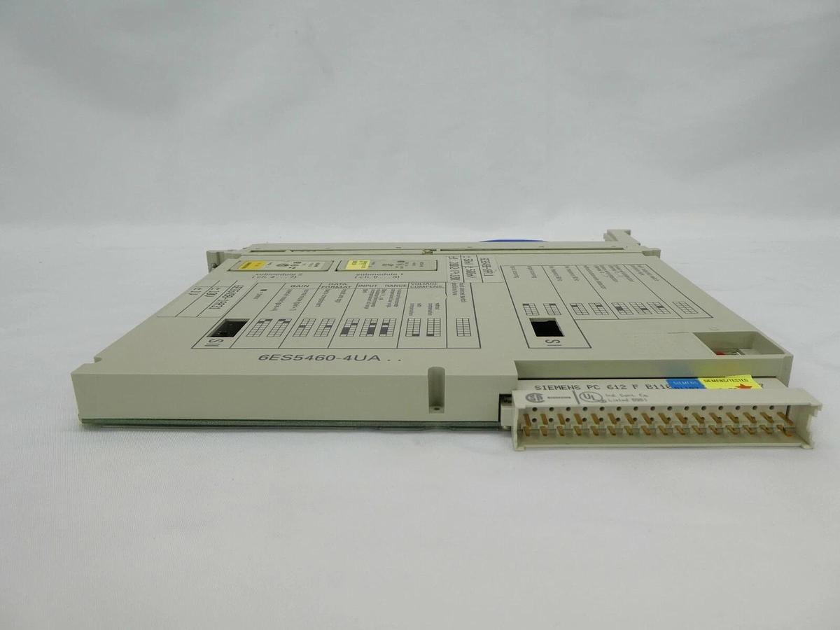 Used Siemens 6ES5460-4UA13 Analog Input PCB Card SIMATIC VP F8 Balzers Unaxis Working
