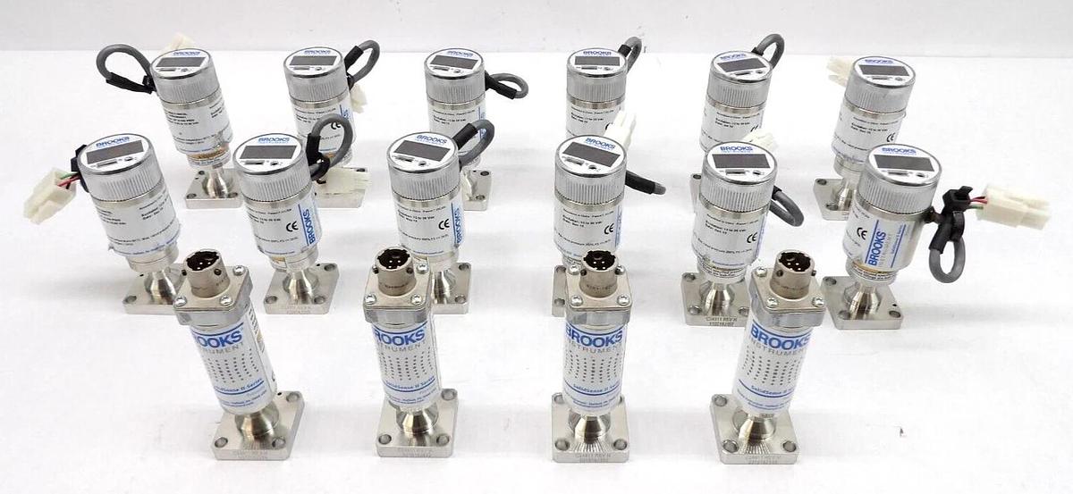 Used Brooks GID01C3WCSL GFD01C3BCSL Pressure Transducer SolidSense II Lot of 16