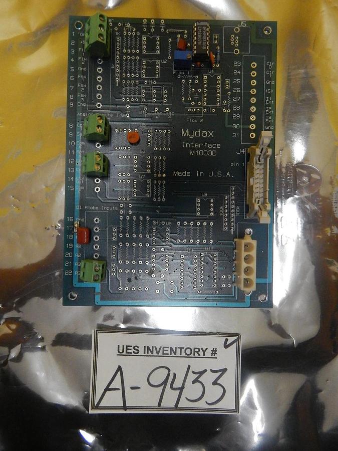 Used Mydax M1003D I/O Interface Board PCB Chiller 1VL5WA1 Used Working