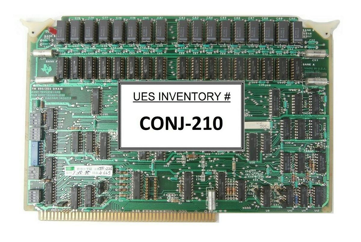 Refurbished Texas Instruments 1600012-000 PCB TM 990/203 DRAM Varian F9646001 Refurbished