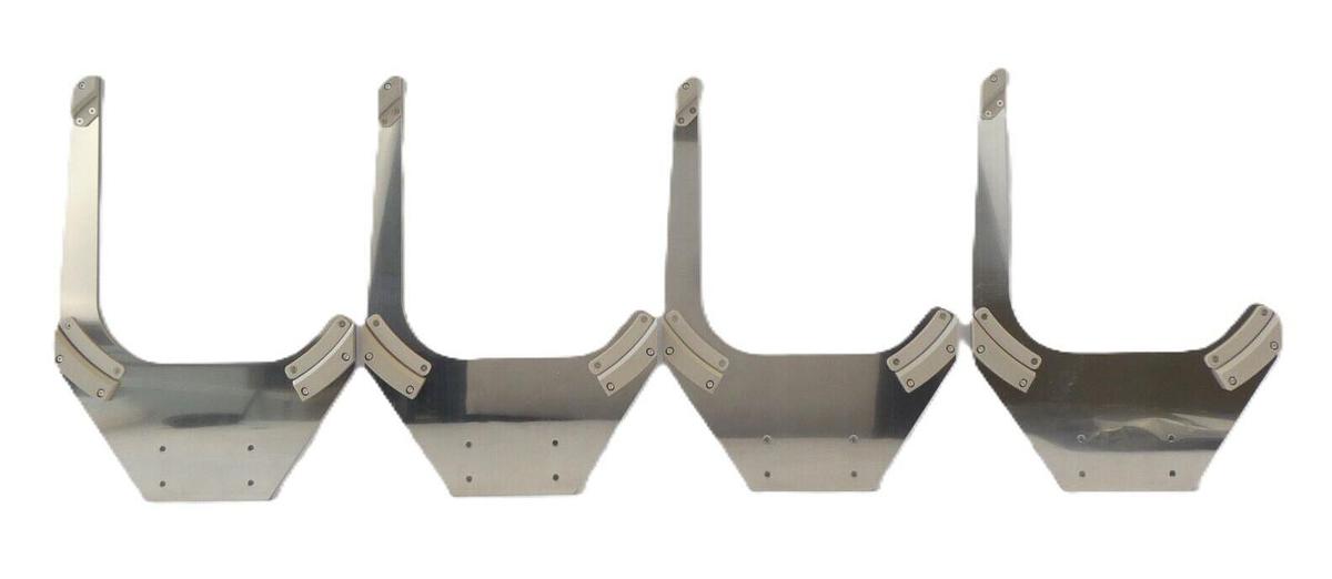 Used TEL Tokyo Electron Unmarked Wafer Transport End Effector Fork Reseller Lot of 4