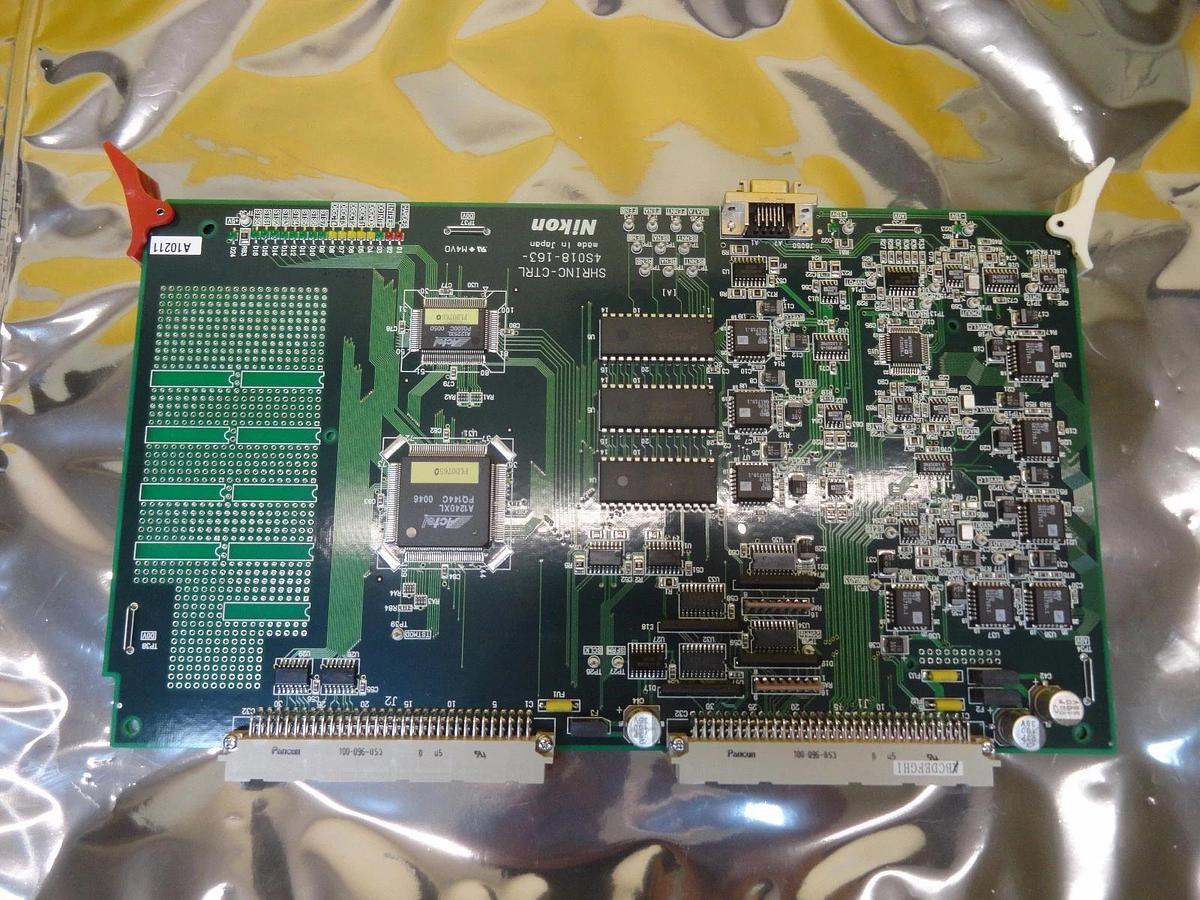 Used Nikon Precision 4S018-163 Processor PCB Card SHRINC-CTRL NSR Series Working