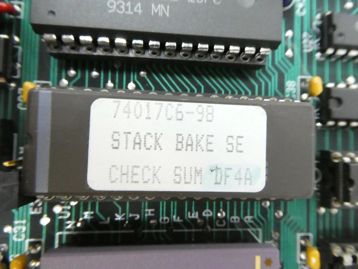 Used SVG Silicon Vally Group 80266BE-01 STACK BAKE Station CPU PCB Card 90S Working
