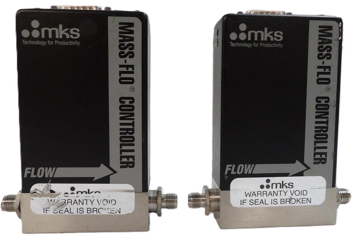 Used MKS Instruments 1179A13CS1NV MFC Mass Flow Controller Reseller Lot of 2 Working