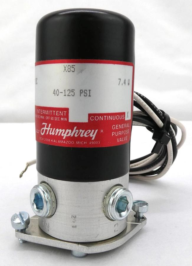Refurbished Humphrey X85 VDC Solenoid Valve 40-125 PSI Reseller Lot of 12 OEM Refurbished