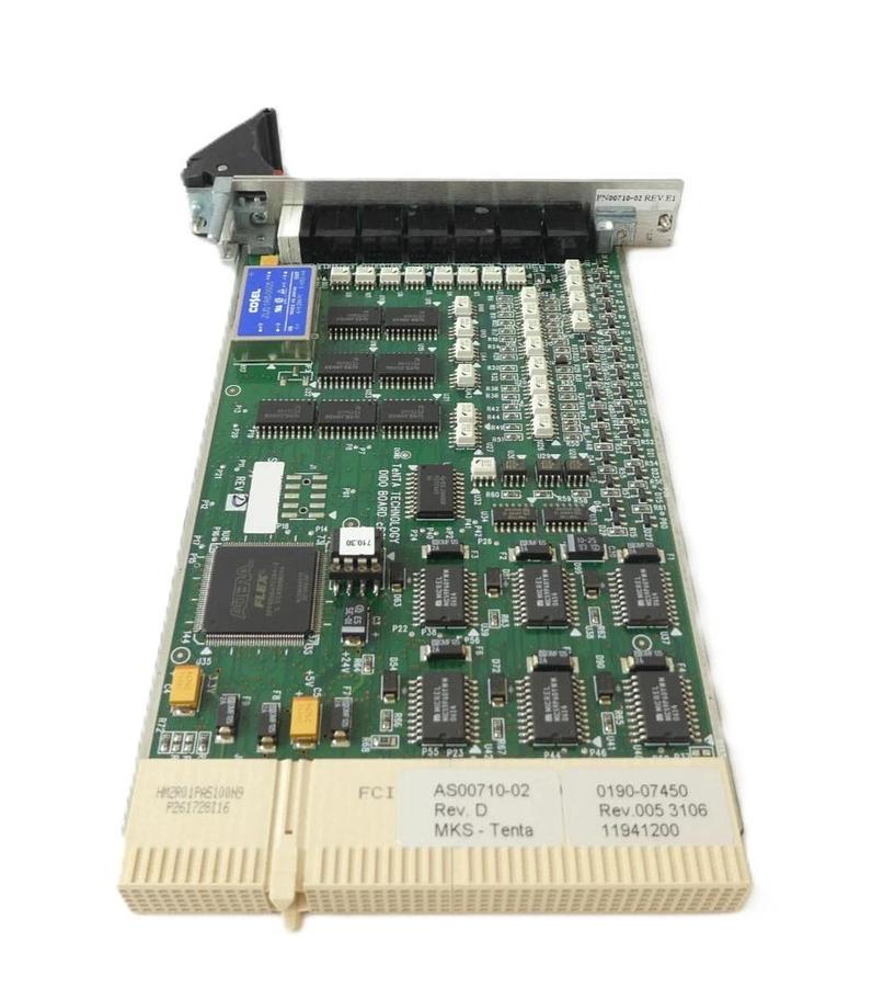 Used MKS Instruments AS00710-02 Digital I/O PCB Card AMAT 0190-07450 Lot of 2 Working