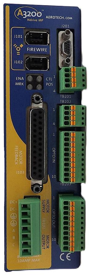 Used Aerotech NdriveMP10-IO Networked Digital Servo Amplifier Lot of 3 Working