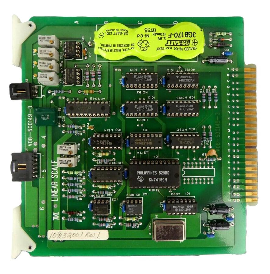 Used Varian Semiconductor VSEA 109132001 Linear Scale Mod PCB Working Surplus