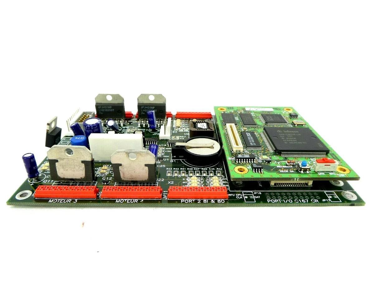 Used RECIF Technologies MOBJH0131D Motherboard PCB with CPU CPUAH0027A Working Spare