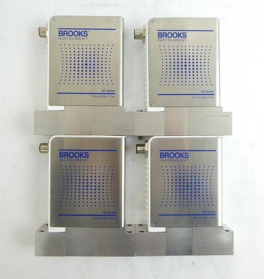 Used Brooks Instrument GF125CXXC Mass Flow Controller MFC Lot of 12 Working Surplus