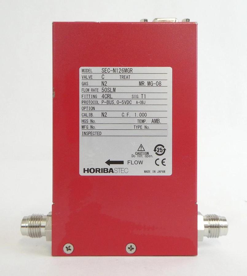 Used Horiba STEC N100 Mass Flow Controller MFC SEC-N126MGR Lot of 10 Working Surplus