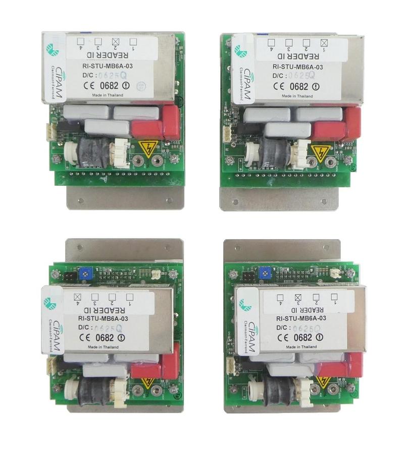 Used Texas Instruments RI-RFM-104B-01 PCB RI-STU-MB6A-03 Nikon NSR Lot of 4 Working