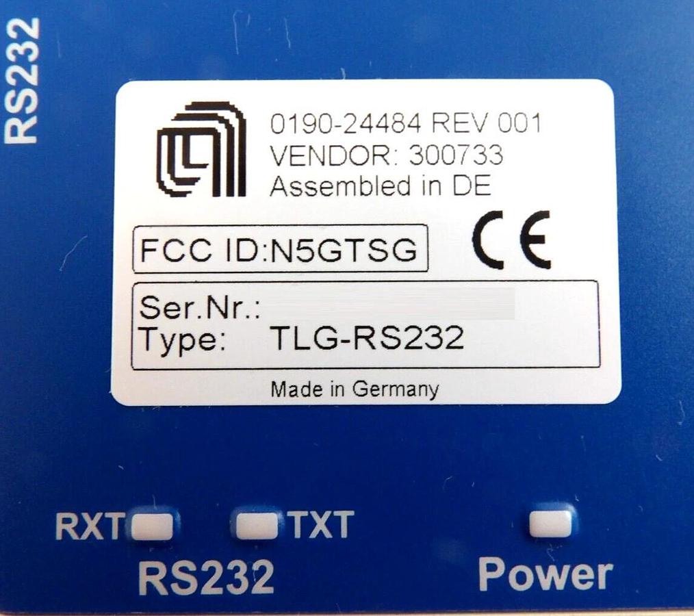 Used AMAT Applied Materials 0190-24484 Transponder Reader TLG-RS232 Lot of 2 Working