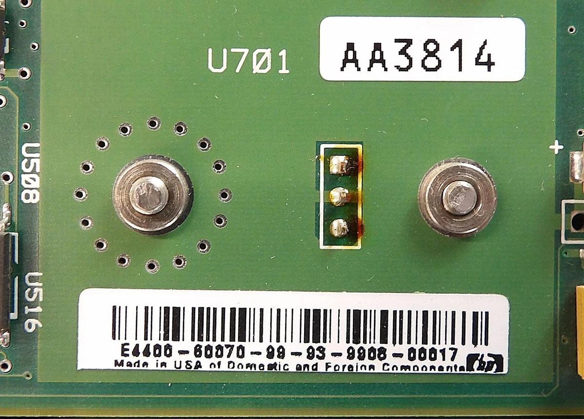 Used HP Hewlett-Packard E4400-60070 A3814 Fuzzy Logic Board PCB Card E4432B Working