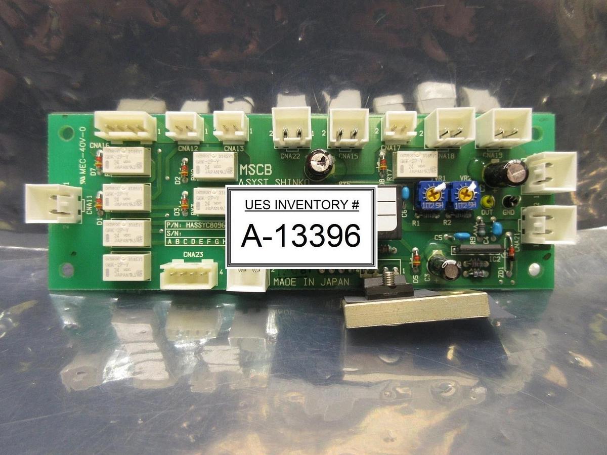Used Asyst Shinko HASSYC809600 Interface Board PCB MSCB M200 Used Working